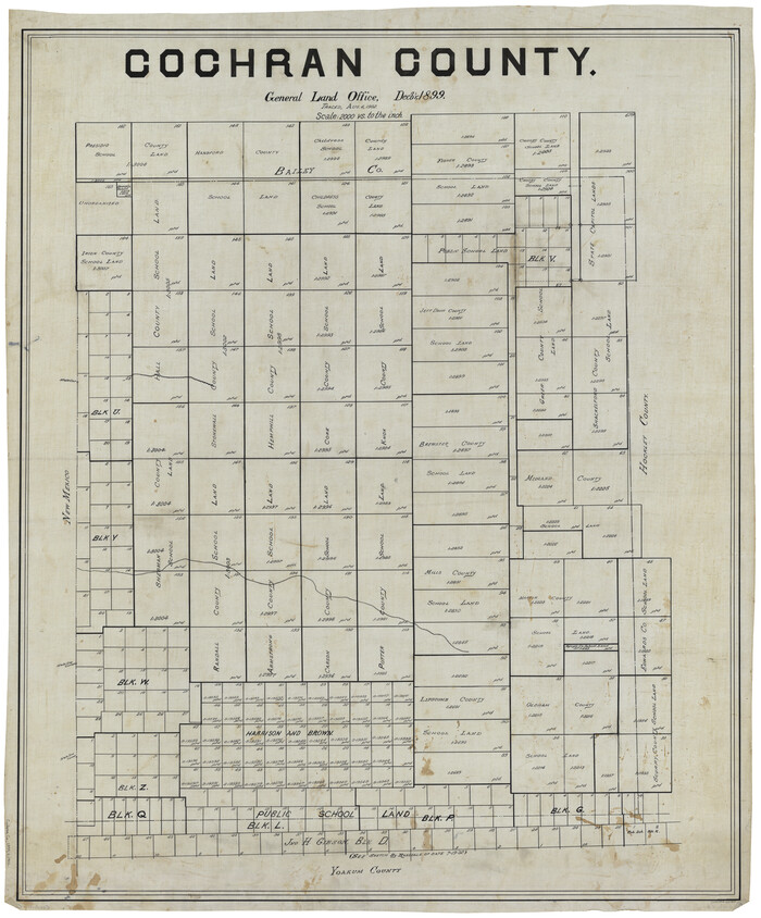 66755, Cochran County, General Map Collection
