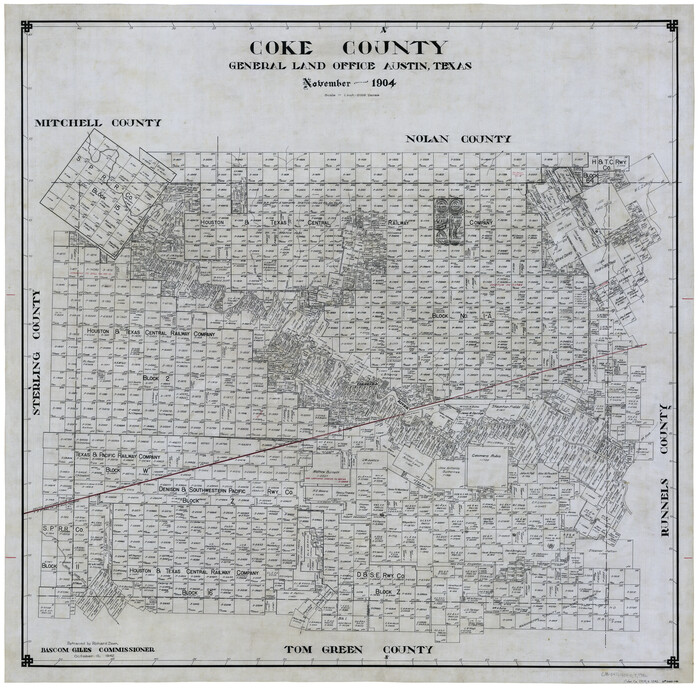 66757, Coke County, General Map Collection
