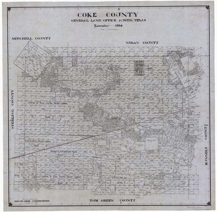66757, Coke County, General Map Collection