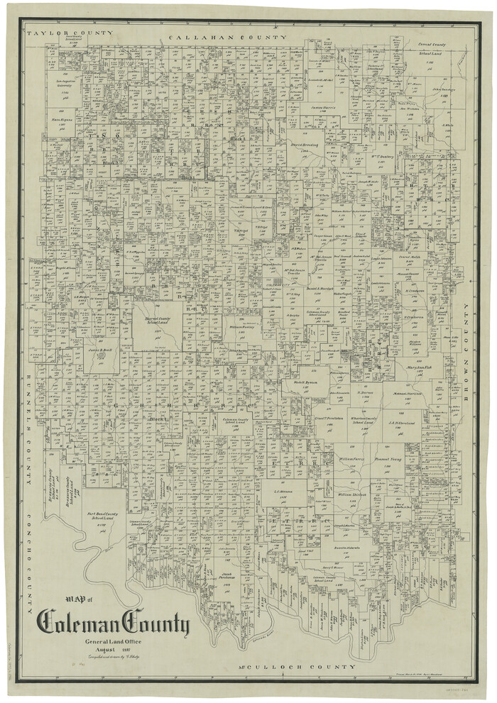 66758, Coleman County, General Map Collection
