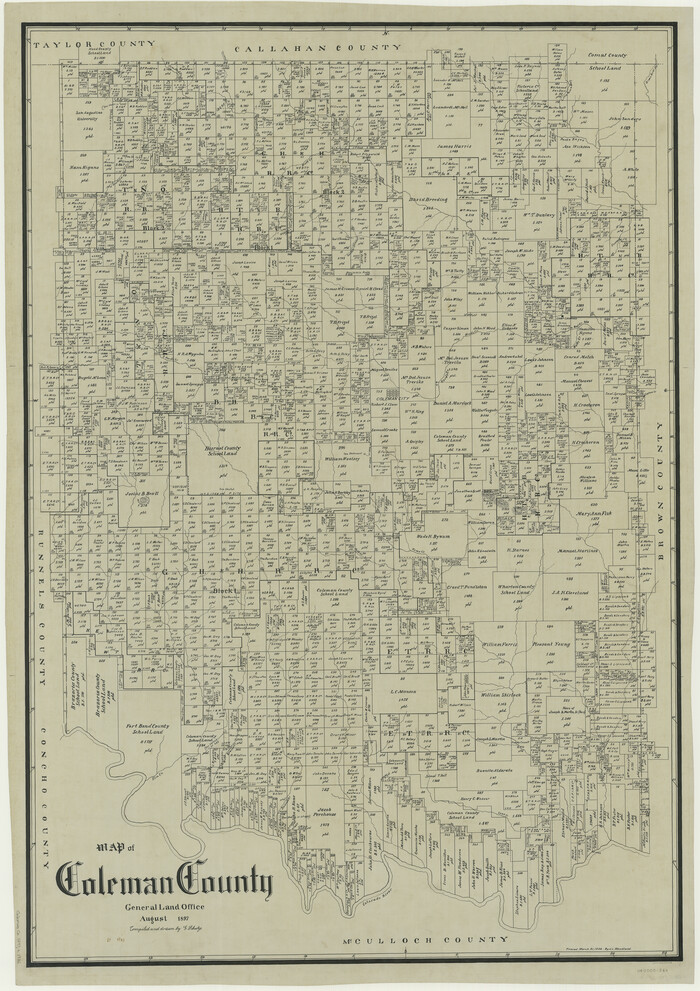 66758, Coleman County, General Map Collection