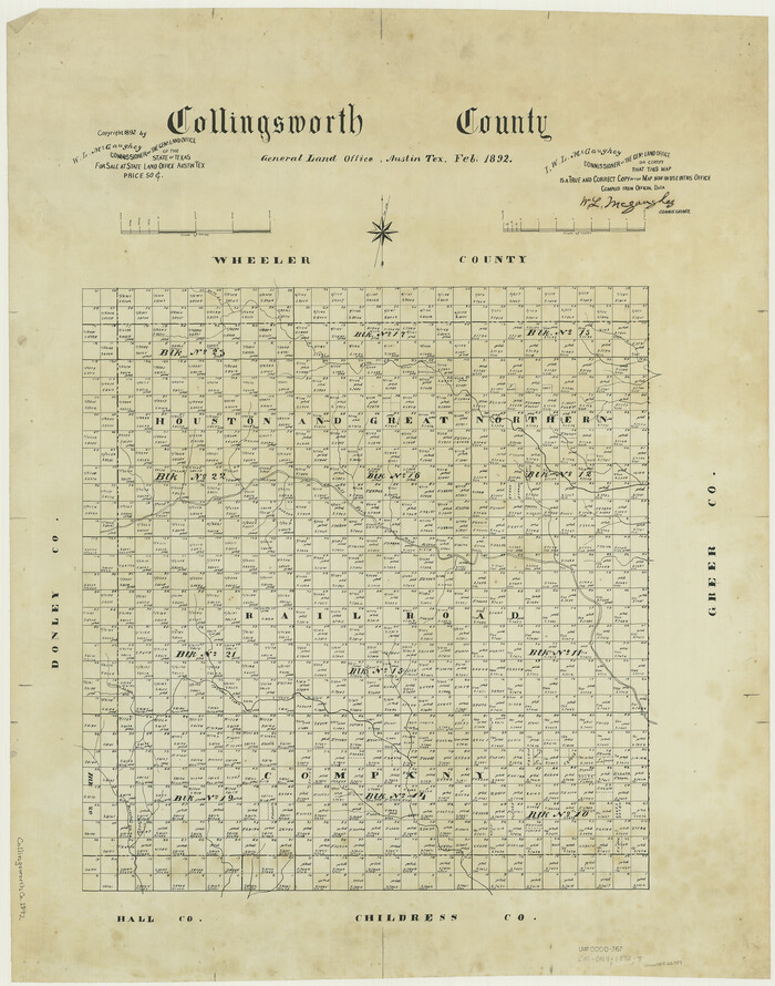 66759, Collingsworth County, General Map Collection