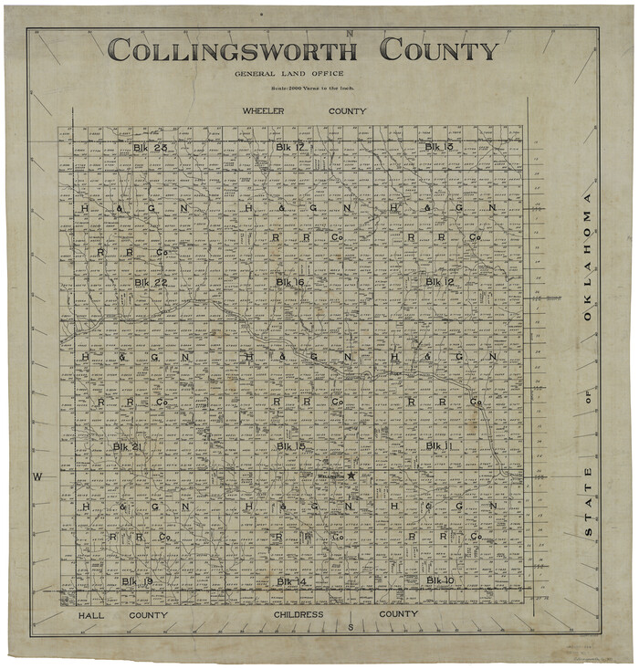 66778, Collingsworth County, General Map Collection
