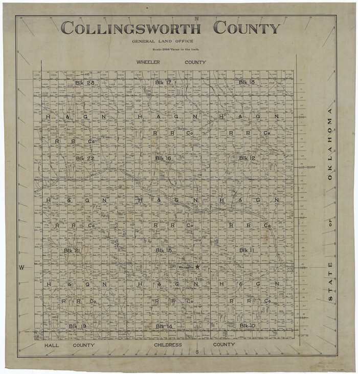 66778, Collingsworth County, General Map Collection