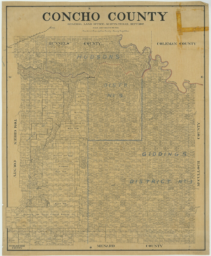 66785, Concho County, General Map Collection