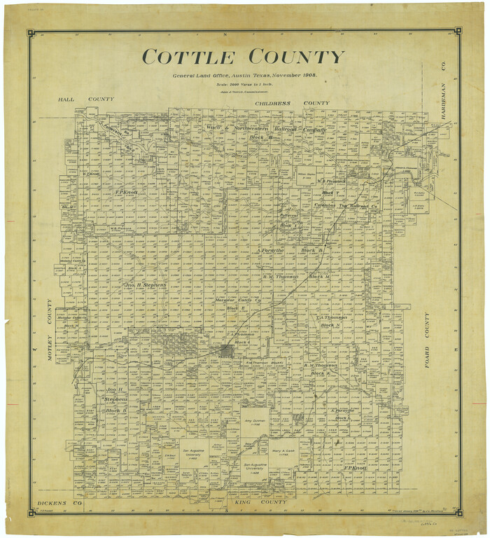66789, Cottle County, General Map Collection