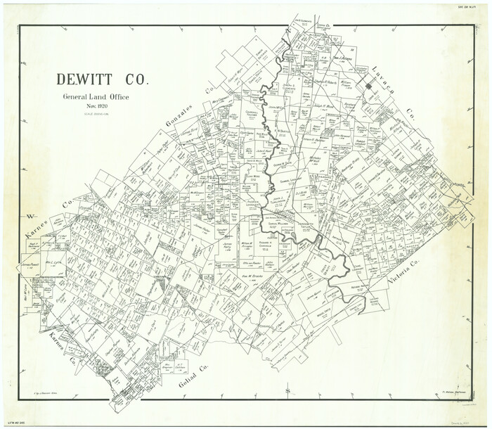 66803, DeWitt Co., General Map Collection
