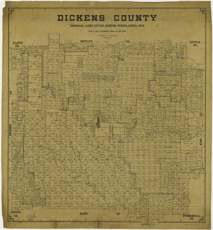 66805, Dickens County, General Map Collection