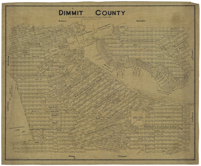 66806, Dimmit County, General Map Collection
