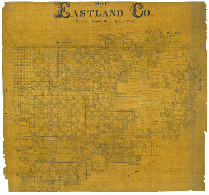 66809, Map of Eastland Co., General Map Collection