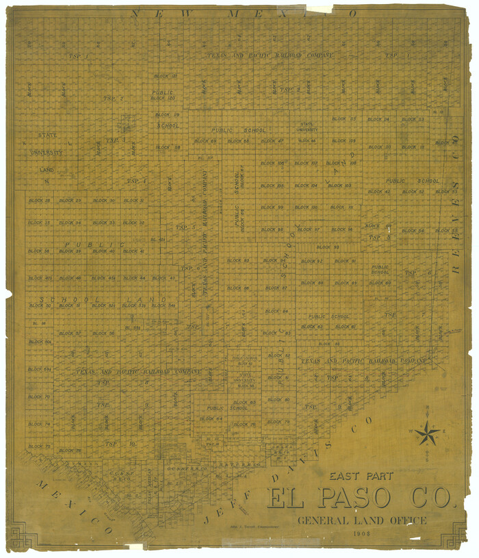 66814, East Part El Paso County, General Map Collection