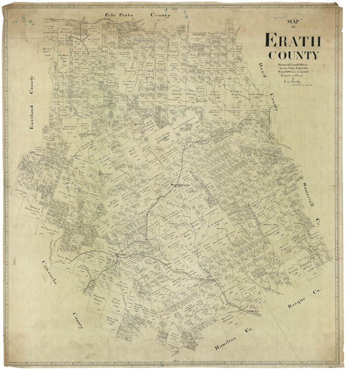 66821, Map of Erath County, General Map Collection
