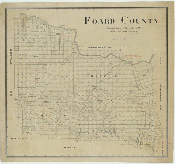 66828, Foard County, General Map Collection