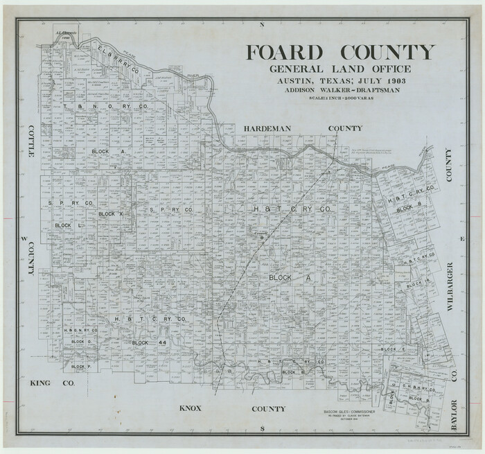 66829, Foard County, General Map Collection