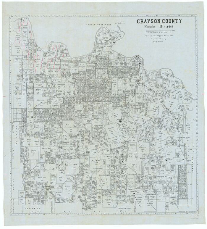 66840, Grayson County Fannin District, General Map Collection