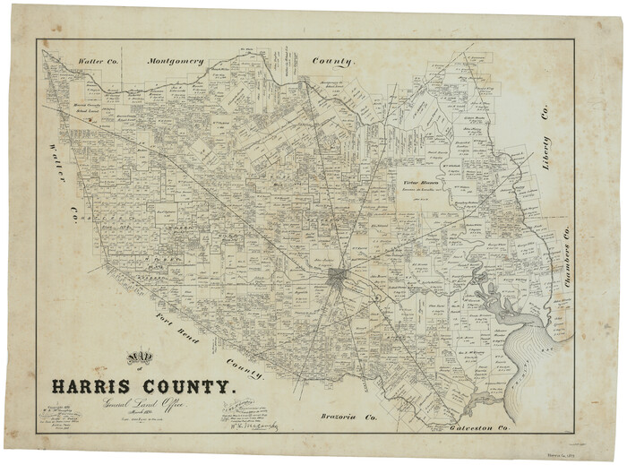 66855, Map of Harris County, General Map Collection
