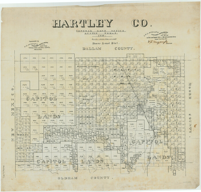 66858, Hartley Co., General Map Collection