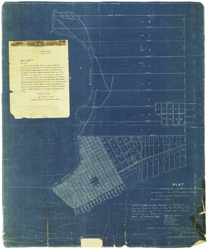 6686, Matagorda County Rolled Sketch 18A, General Map Collection