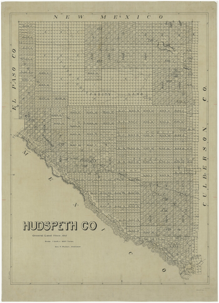 66873, Hudspeth Co., General Map Collection