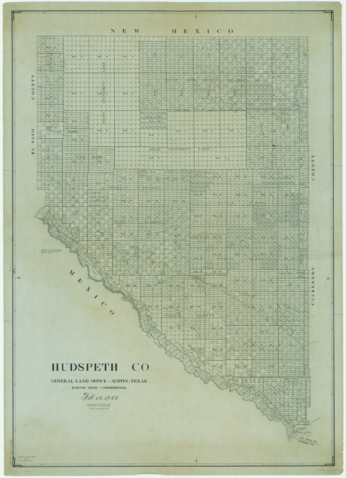 66874, Hudspeth Co., General Map Collection