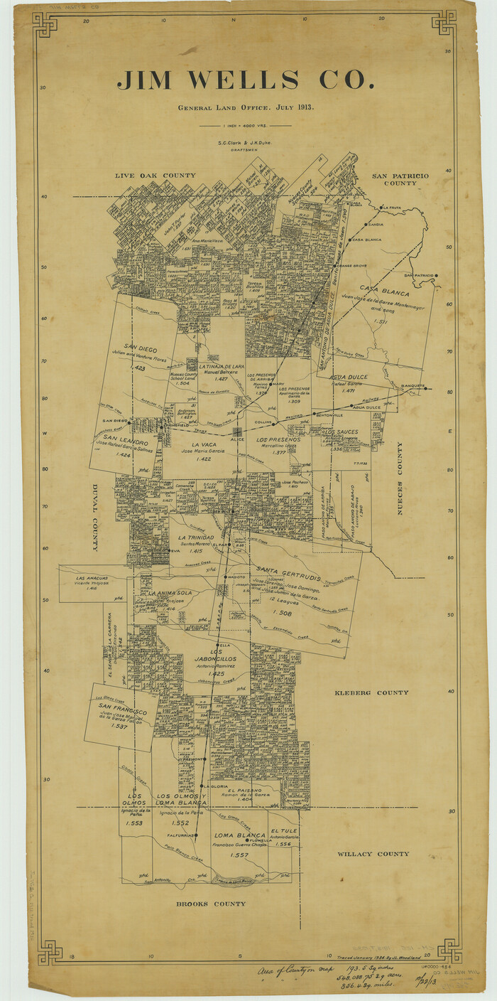 66886, Jim Wells Co., General Map Collection