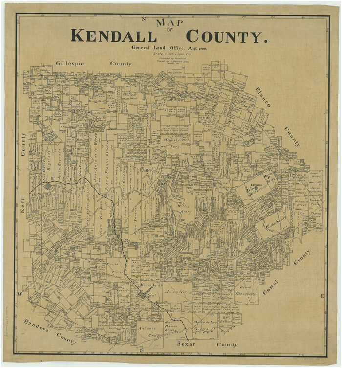 66887, Map of Kendall County, General Map Collection