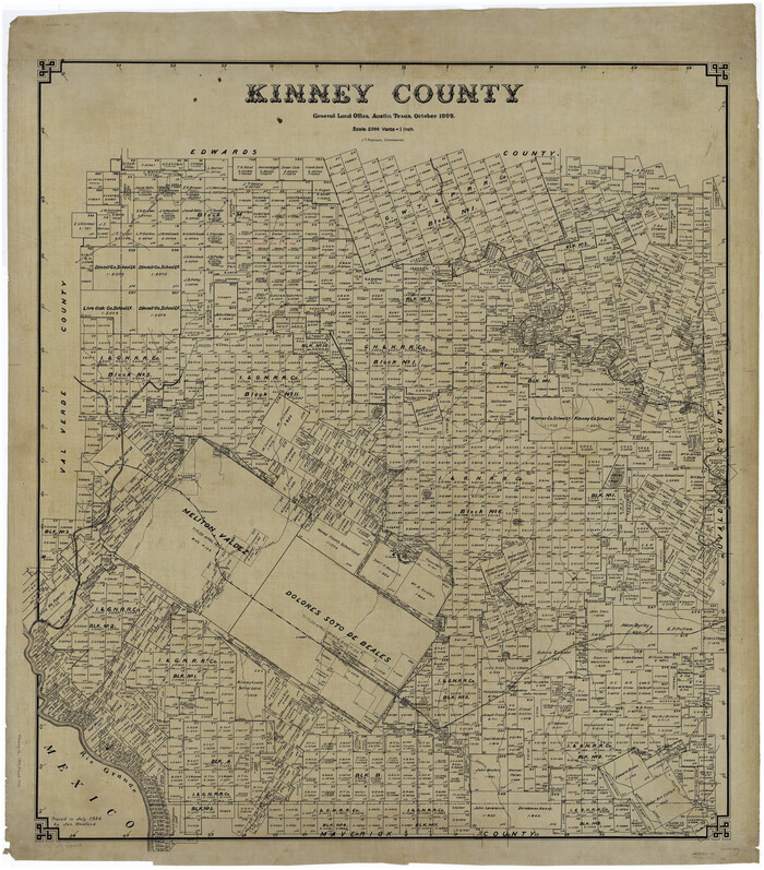 66893, Kinney County, General Map Collection