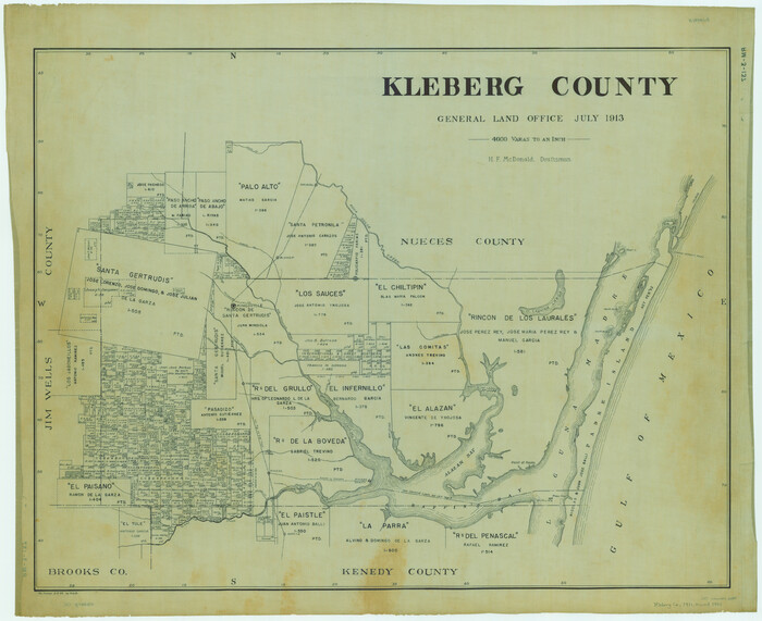 66894, Kleberg County, General Map Collection