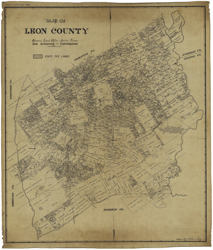 66900, Map of Leon County, General Map Collection
