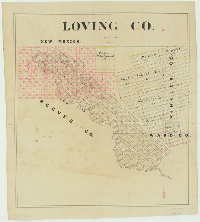 66909, Loving Co., General Map Collection
