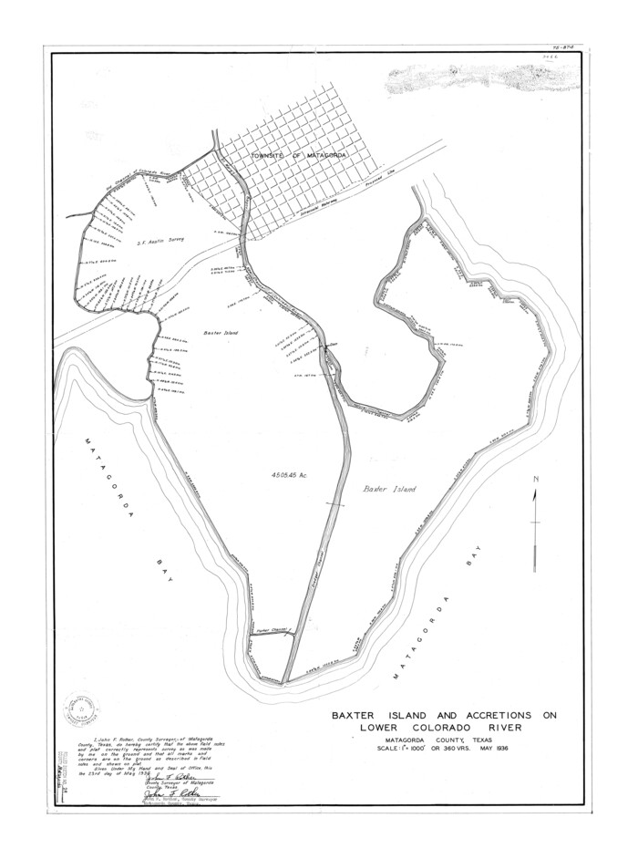 6691, Matagorda County Rolled Sketch 29, General Map Collection