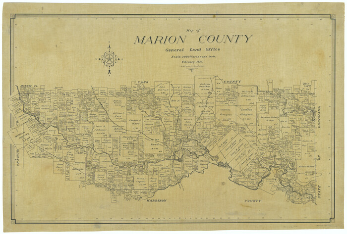 66916, Map of Marion County, General Map Collection