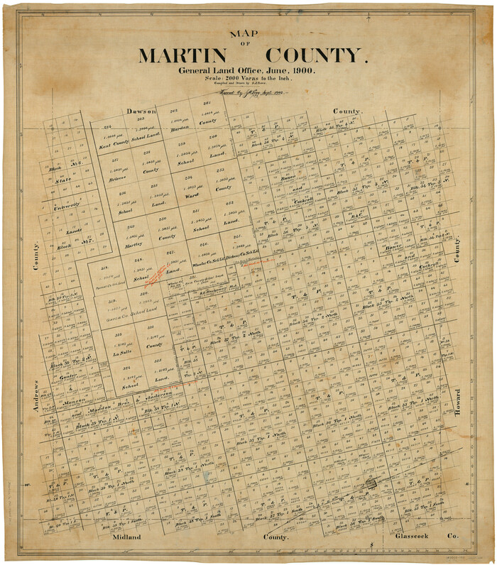 66918, Map of Martin County, General Map Collection