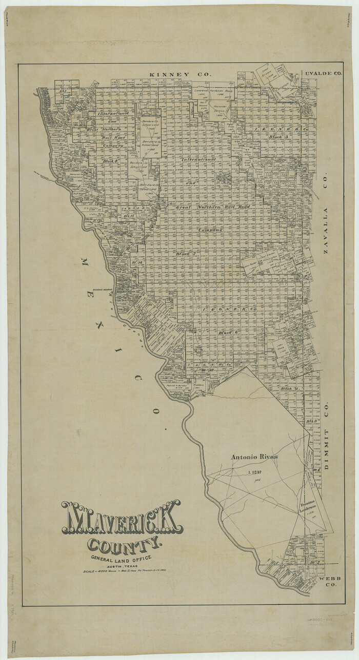 66919, Maverick Co., General Map Collection