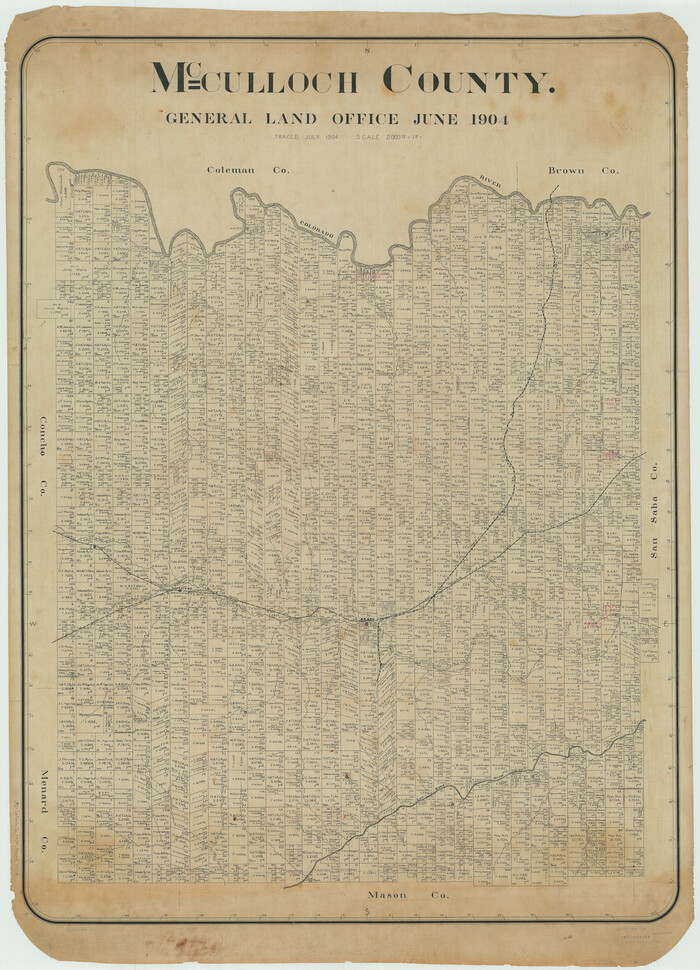 66921, McCulloch County, General Map Collection