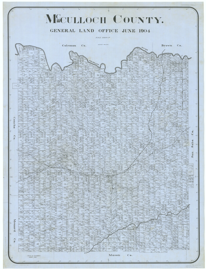 66922, McCulloch County, General Map Collection