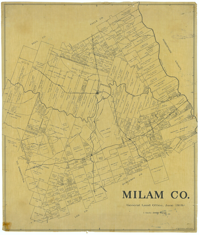 66931, Milam Co., General Map Collection