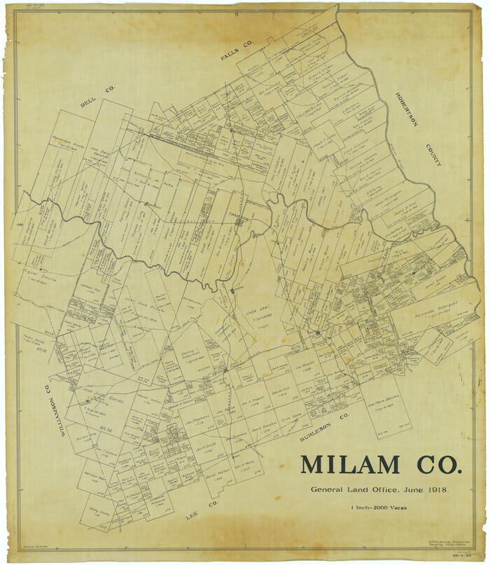 66932, Milam Co., General Map Collection