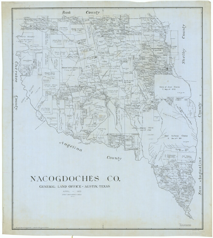 66949, Nacogdoches Co., General Map Collection