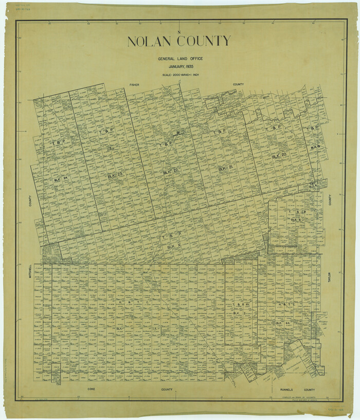 66954, Nolan County, General Map Collection