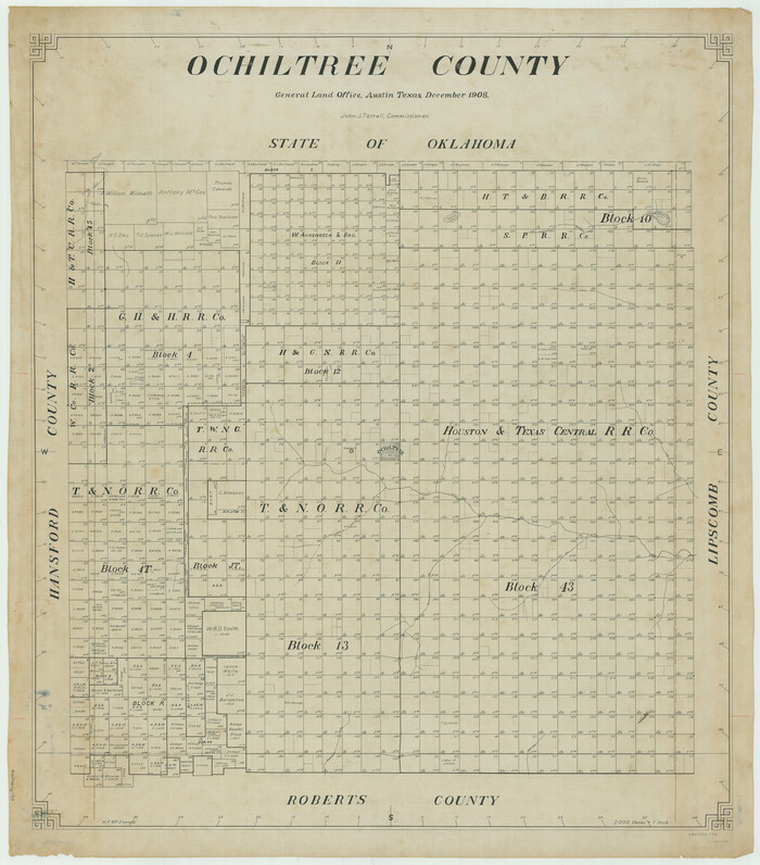 66958, Ochiltree County, General Map Collection