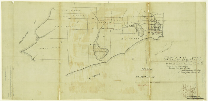 6696, Matagorda County Rolled Sketch 35, General Map Collection