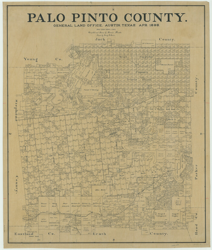 66964, Palo Pinto County, General Map Collection
