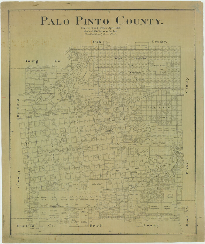 66965, Palo Pinto County, General Map Collection