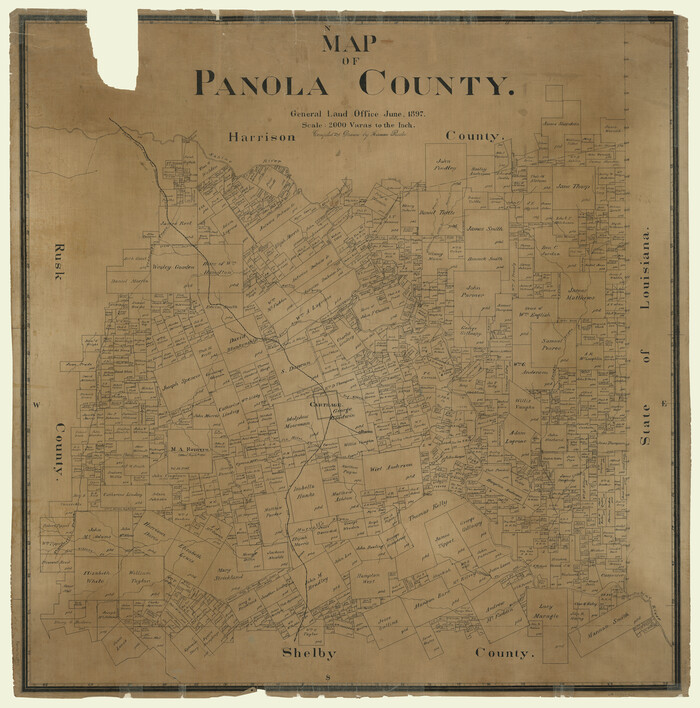 66967, Map of Panola County, General Map Collection

