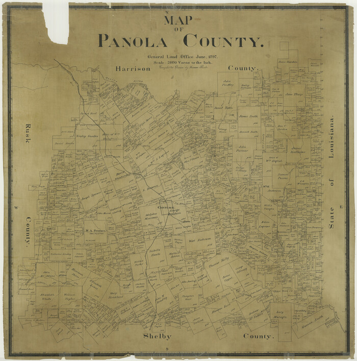 66967, Map of Panola County, General Map Collection
