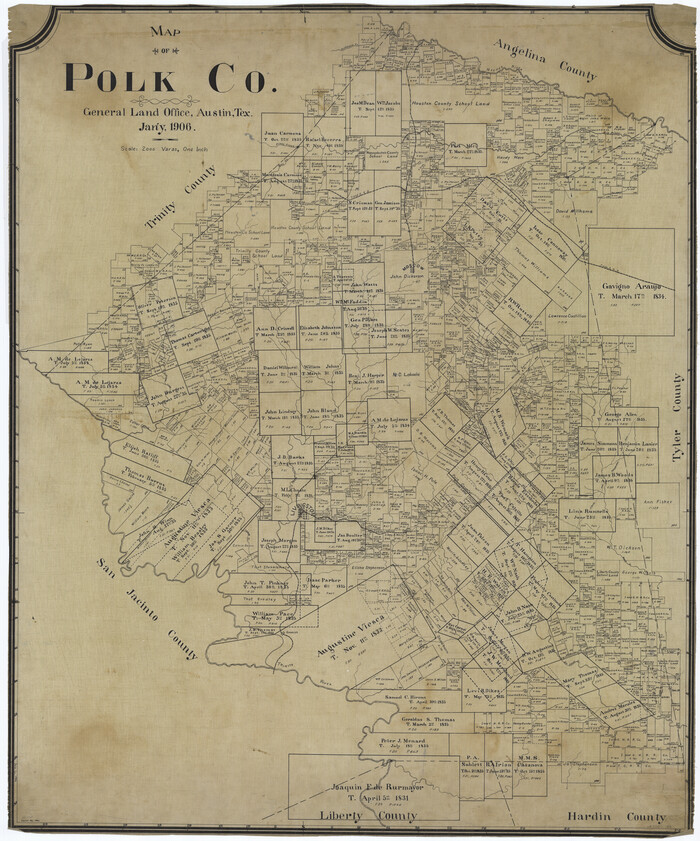 66981, Map of Polk Co., General Map Collection