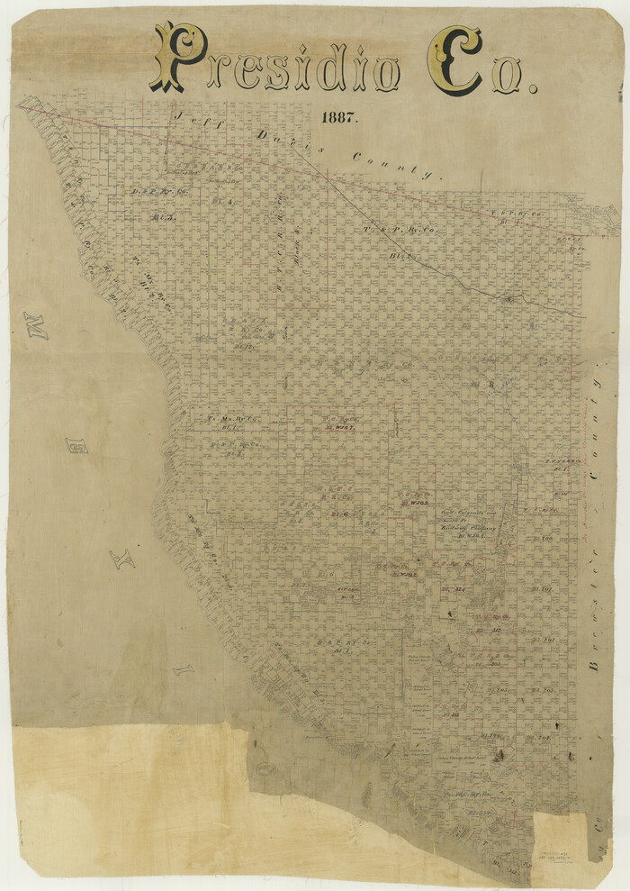 66986, Presidio Co., General Map Collection