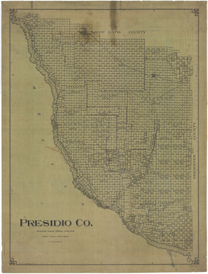 66988, Presidio Co., General Map Collection