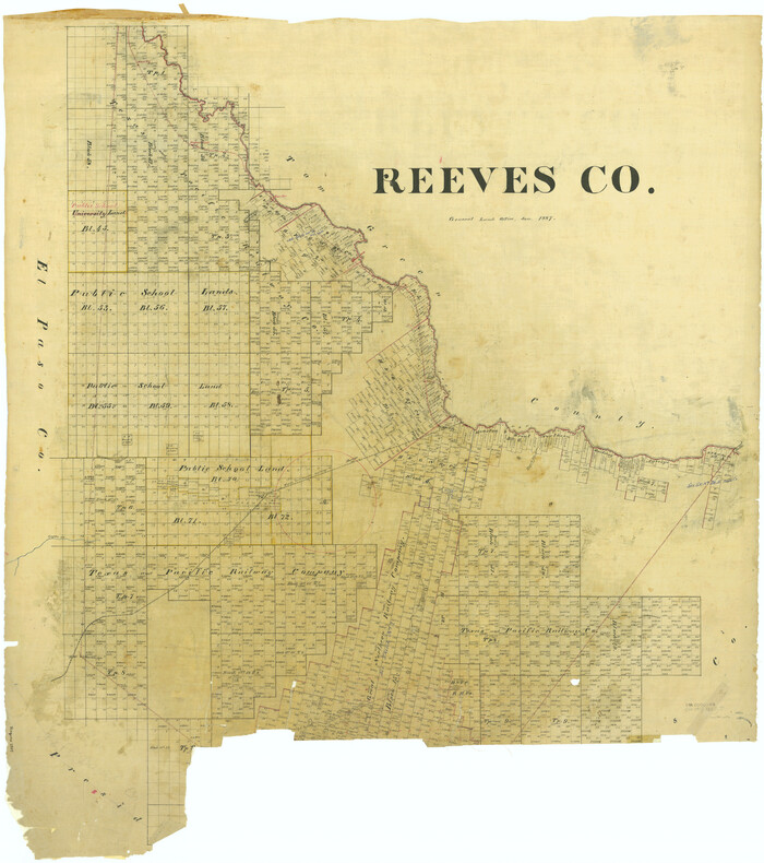 66996, Reeves Co., General Map Collection